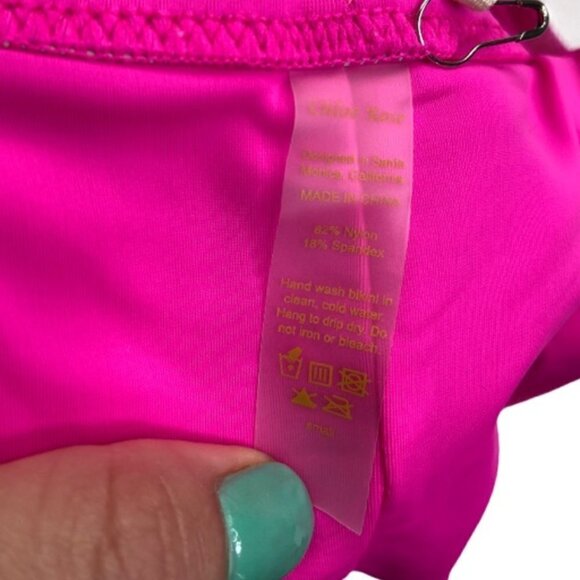 Chloe Rose NEW California Surfs Up Pink One Piece Swimsuit Size Small - Picture 7 of 8